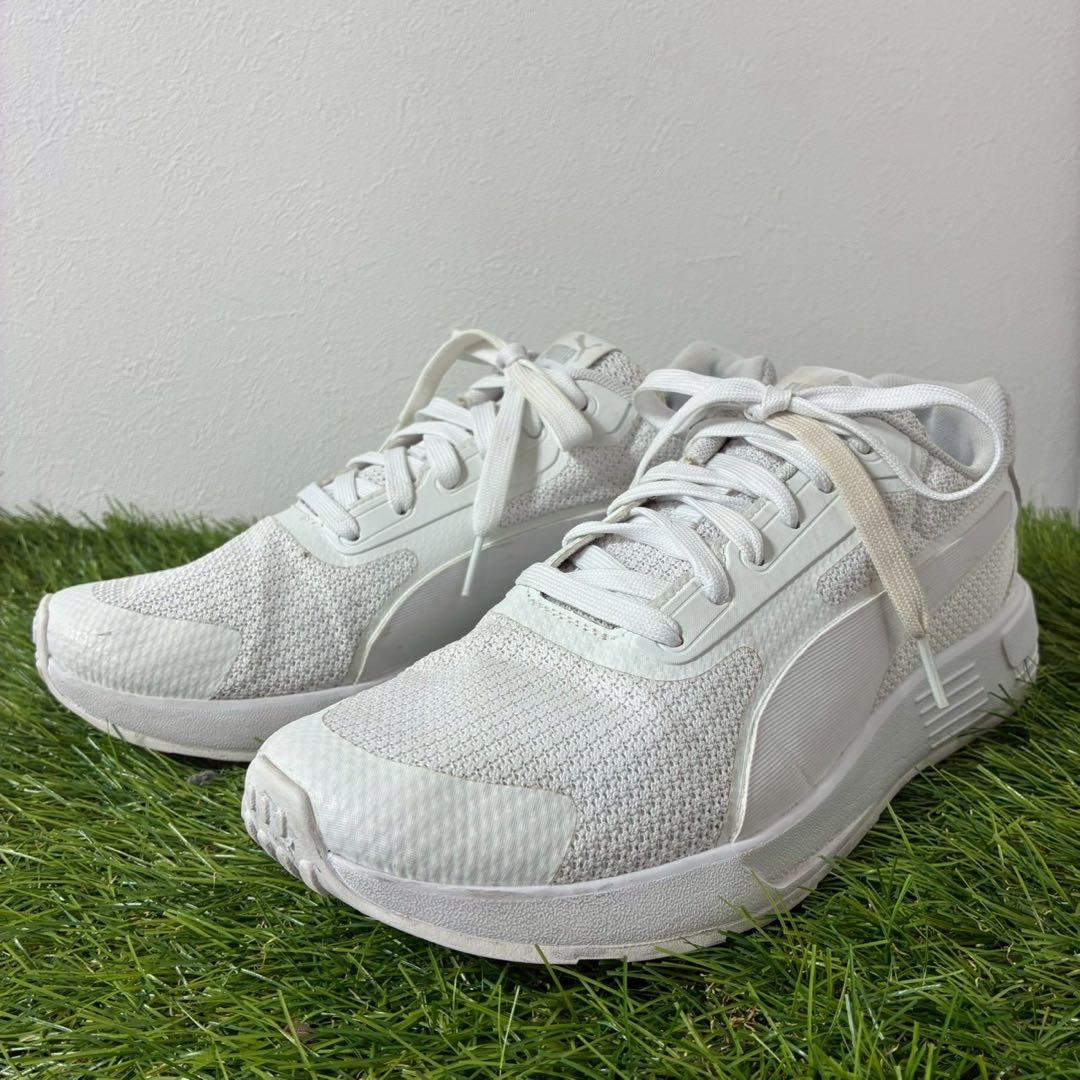 PUMA プーマ ランニングシューズ スニーカー 26cm テイパー ホワイト — image 3