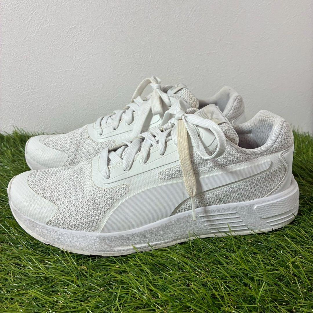 PUMA プーマ ランニングシューズ スニーカー 26cm テイパー ホワイト — image 4