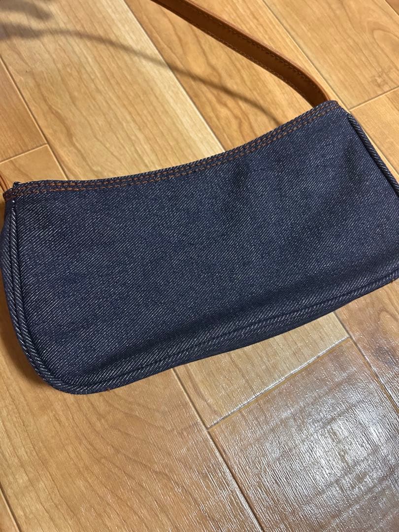 デニム ハンドバッグ ダークブルー Uniqlo — image 2