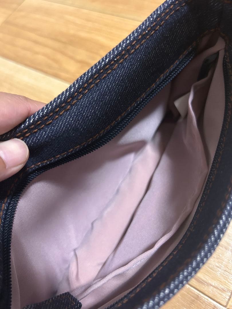 デニム ハンドバッグ ダークブルー Uniqlo — image 5
