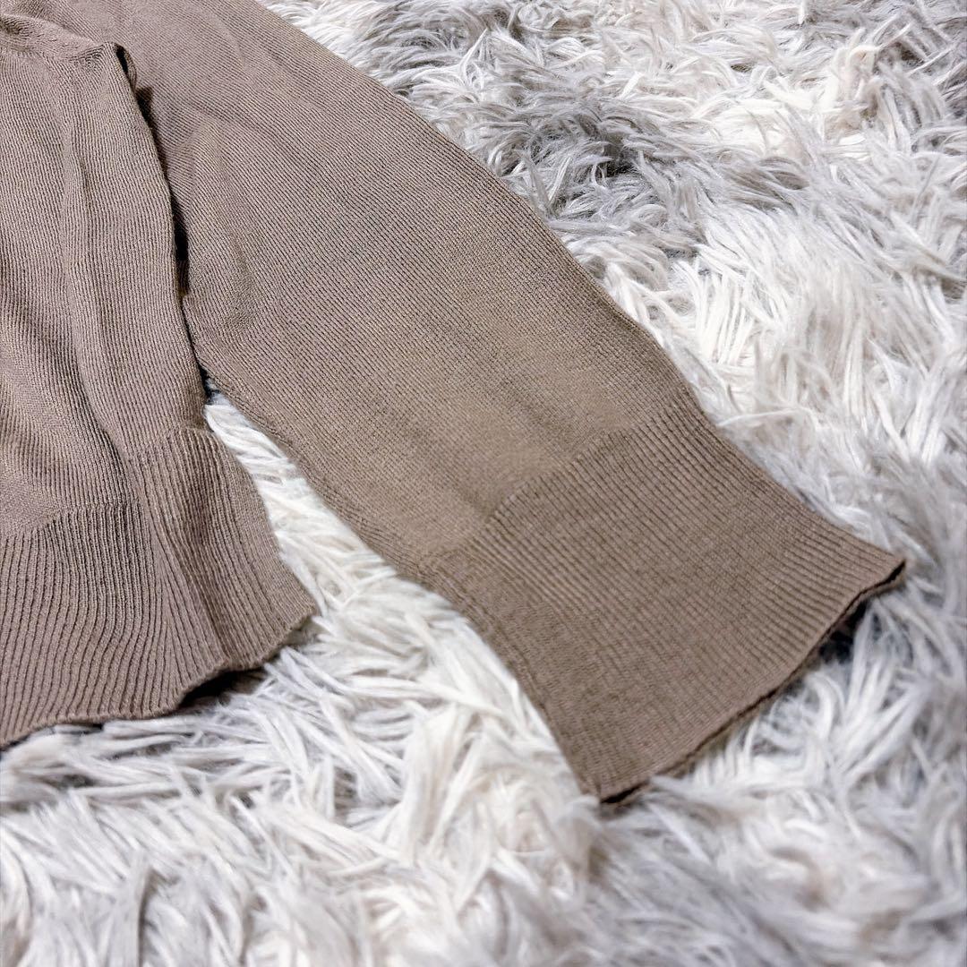 ZARA ザラ（S）長袖 ニット セーター 薄手 シンプル 無地 — image 4