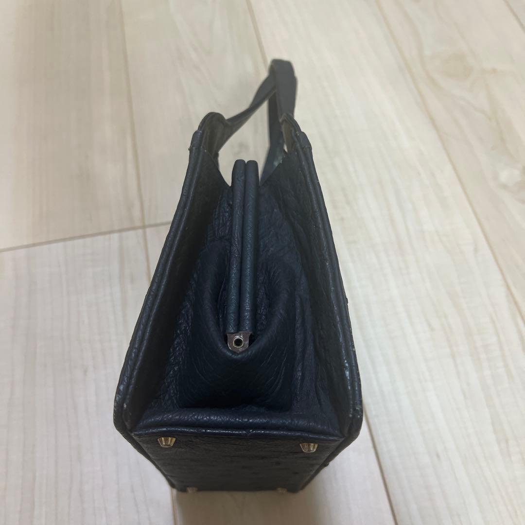 オーストリッチ ハンドバッグ ブラック — image 3