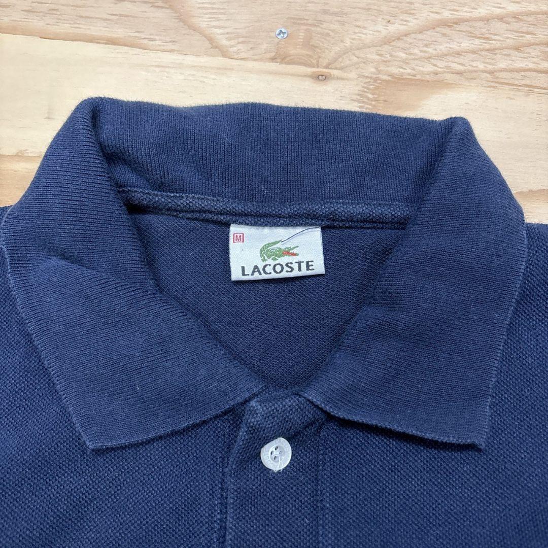 LACOSTE『ラコステ』半袖 ポロシャツ【M】ネイビー 紺 — image 3