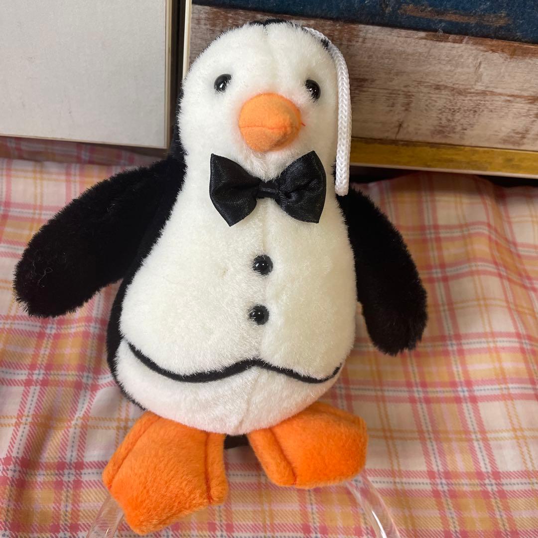 MUNSINGWEAR タキシードペンギンぬいぐるみ　タオルハンガー — image 2