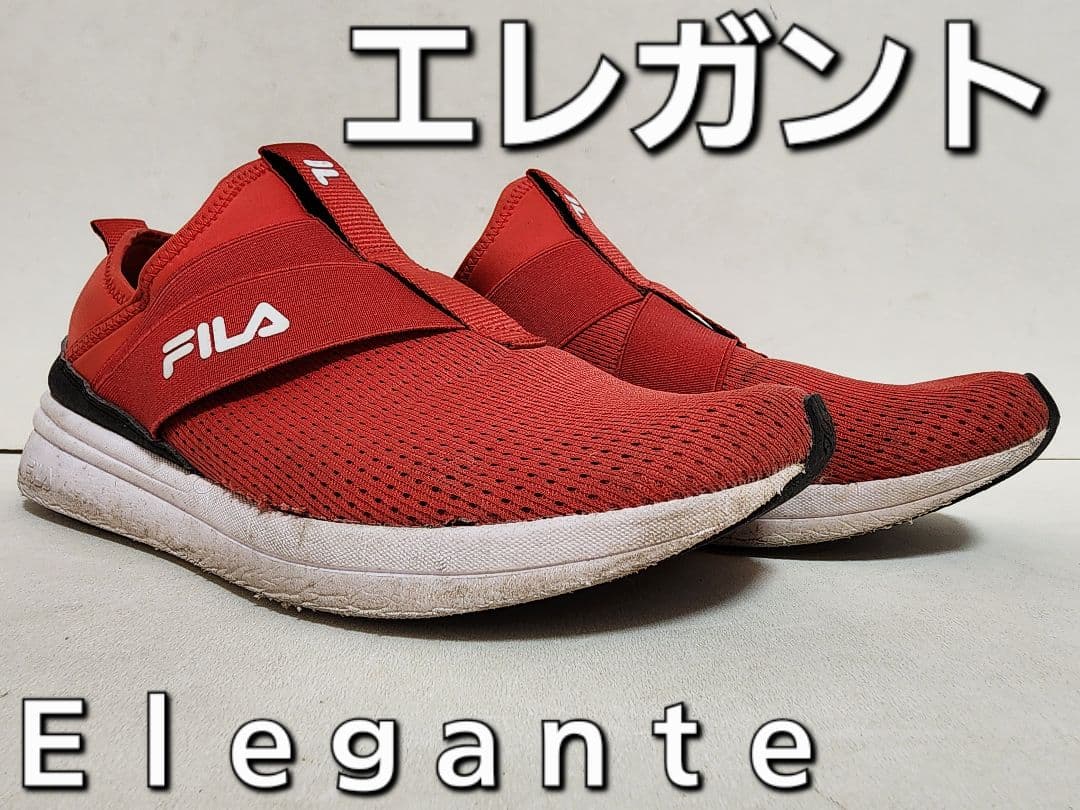 FILA スニーカー Ｅｌｅｇａｎｔｅ レッド スリッポン ２９.０cm — image 2