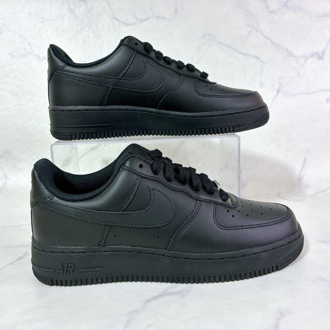 最終価格✨Nike ナイキ AIR FORCE 1 オールブラック25cm — image 4