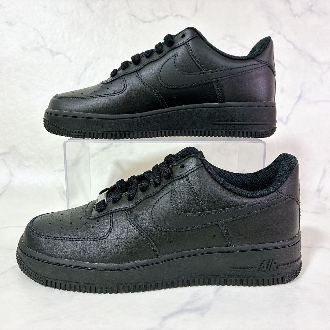 最終価格✨Nike ナイキ AIR FORCE 1 オールブラック25cm — image 5