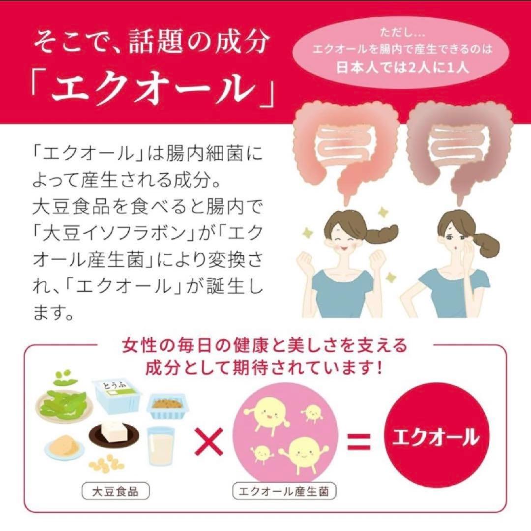 【新品】小林製薬 発酵大豆イソフラボン エクオールα アルファ 30日分 2袋 — image 4