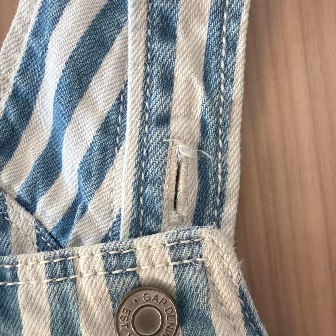 GAP ストライプオーバーオール — image 3