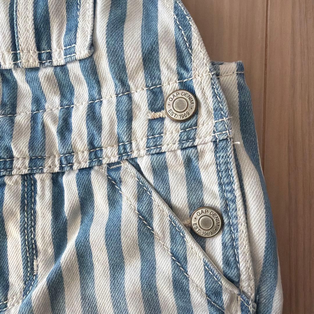 GAP ストライプオーバーオール — image 4