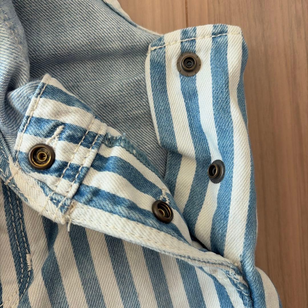 GAP ストライプオーバーオール — image 5