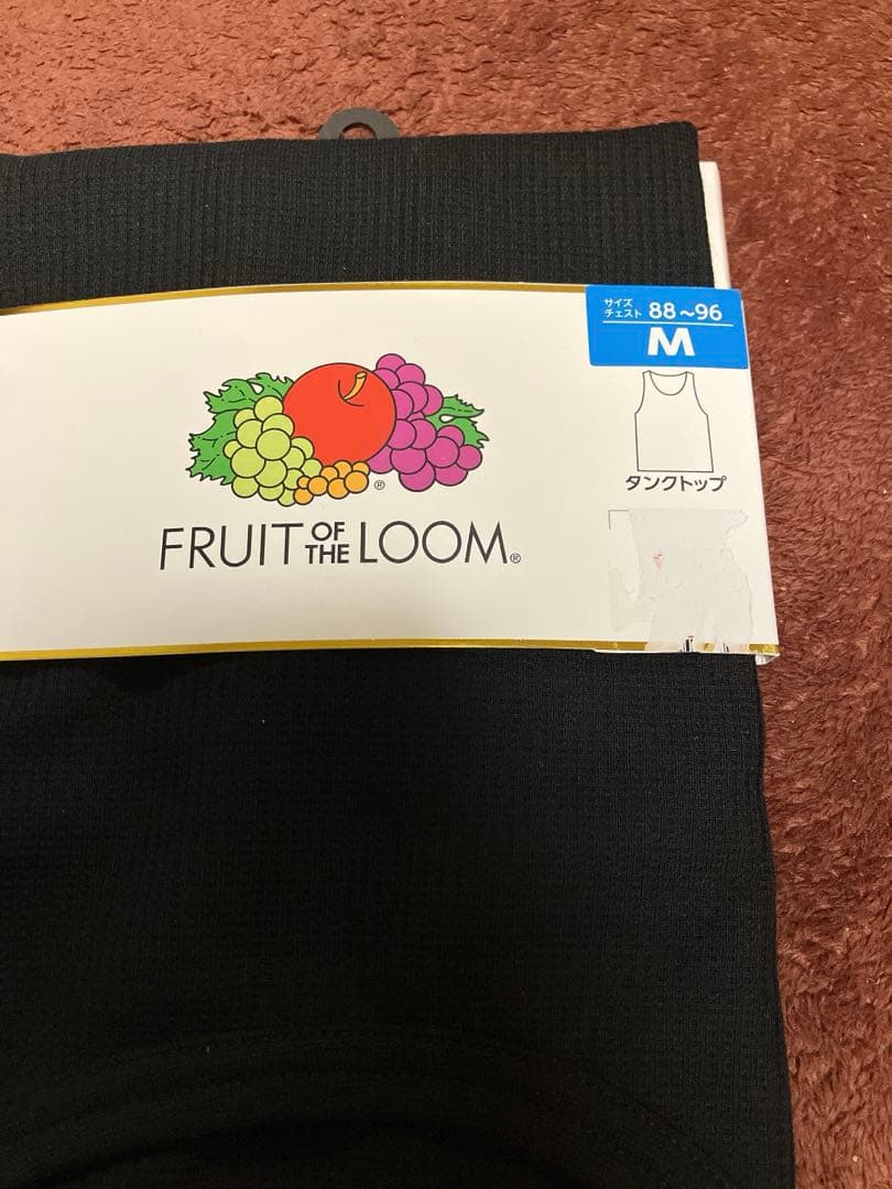 【新品未使】FRUIT OF THE LOOM タンクトップ ブラック Mサイズ — image 2