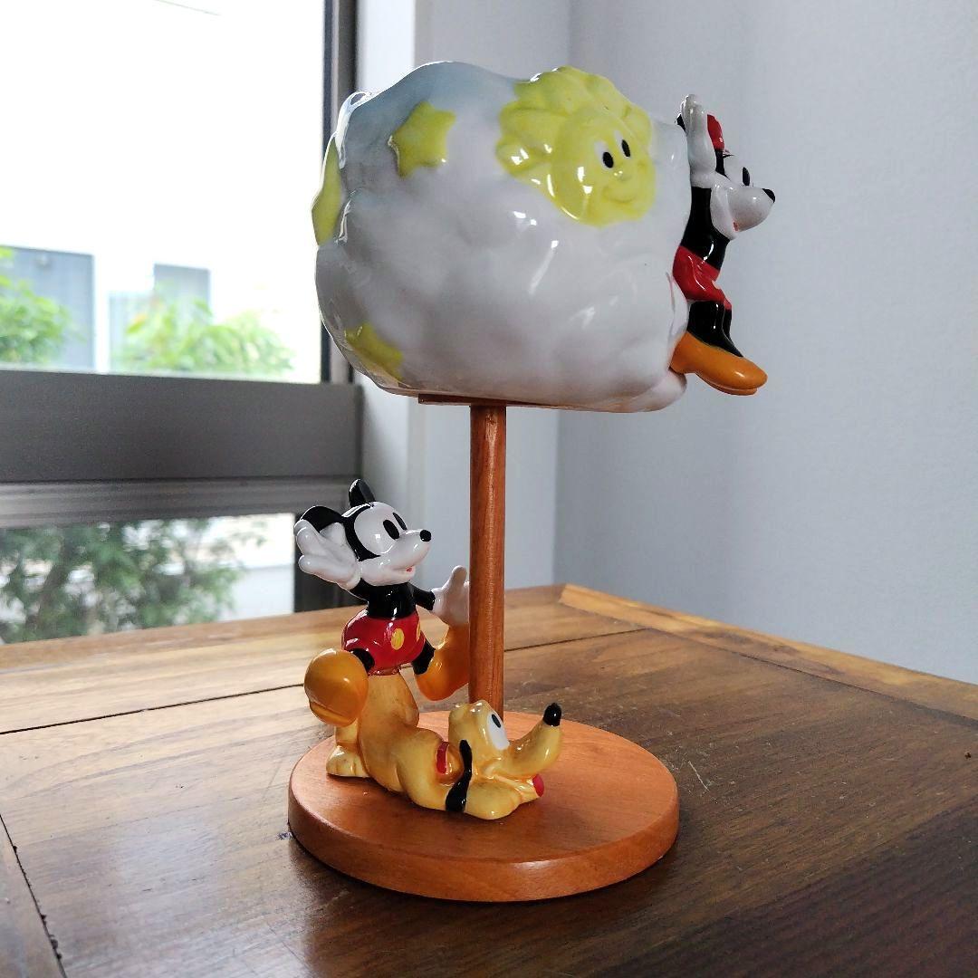 未使用箱付き美品！ディズニー 雲に乗ったミニーとミッキー プルート 陶器製 — image 5