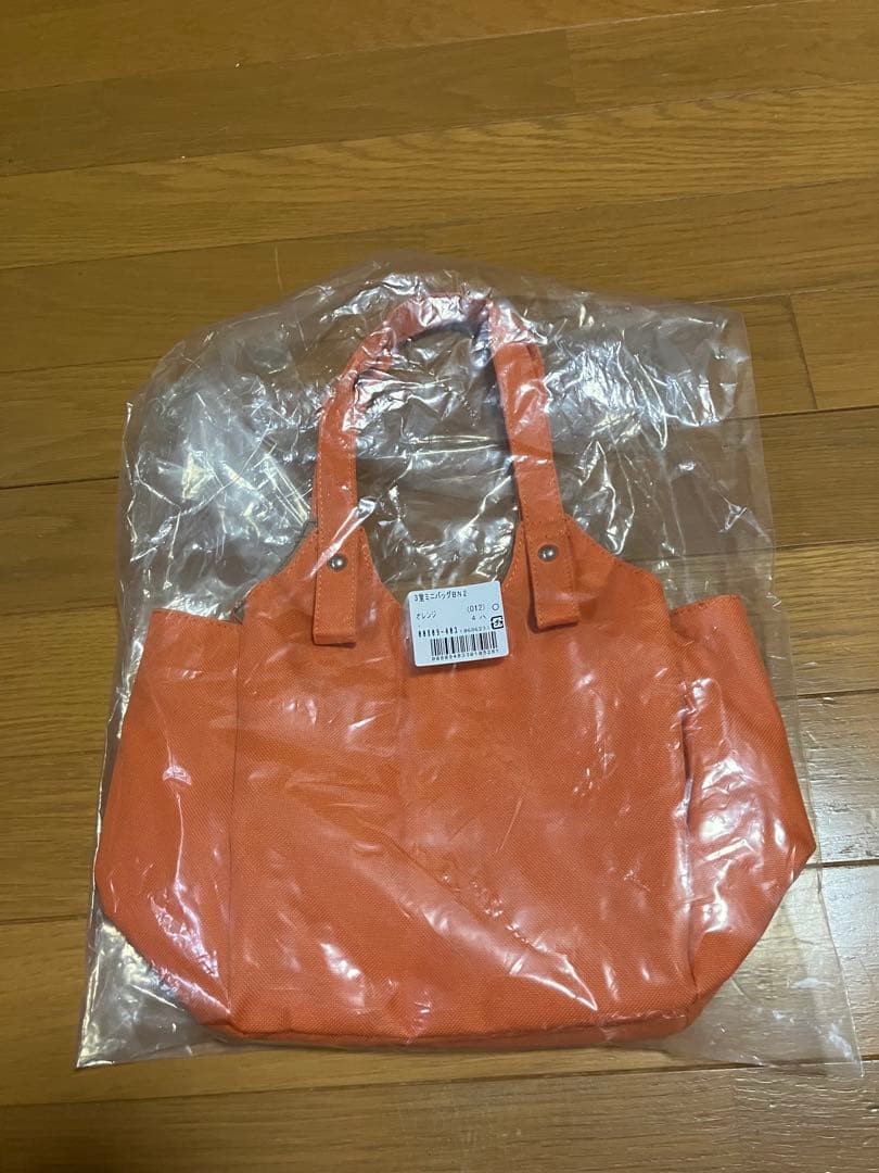 【未使用】三室バッグ オレンジ ハンドバッグ — image 3