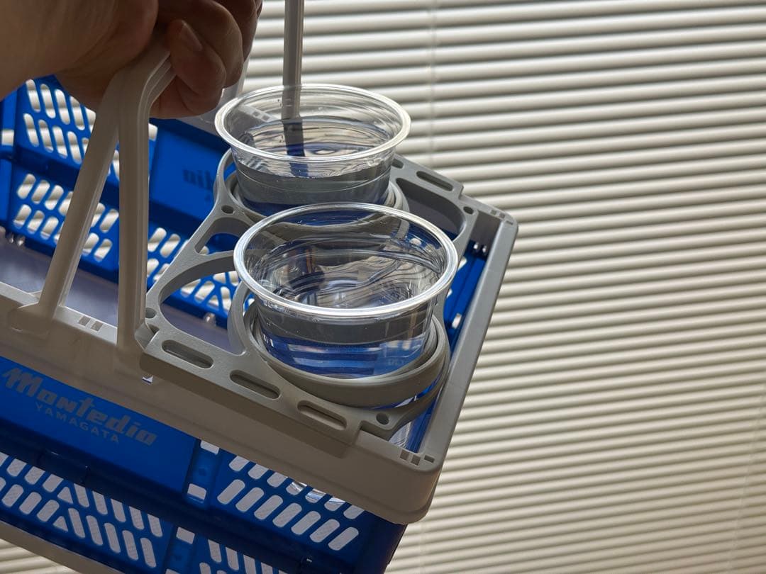 【色指定可】折りたたみコンテナ用カップホルダー（ジンバル付き） — image 2
