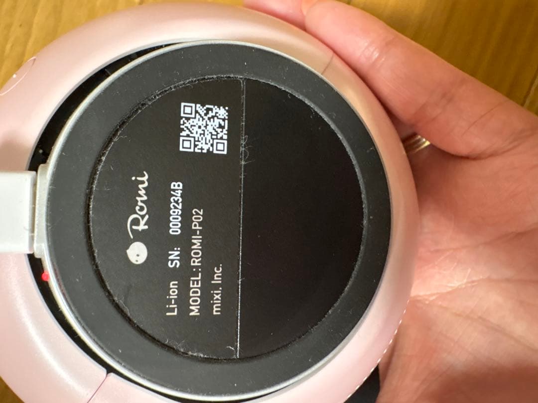 Romi ロミィ ROMI-P02 パールピンク 会話AIロボット 動作確認済 — image 2