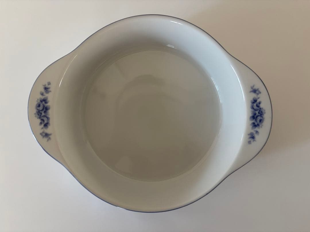 千趣会 サングルメ 花柄グラタン皿 5枚セット 三郷陶器 SANGO 昭和レトロ — image 3