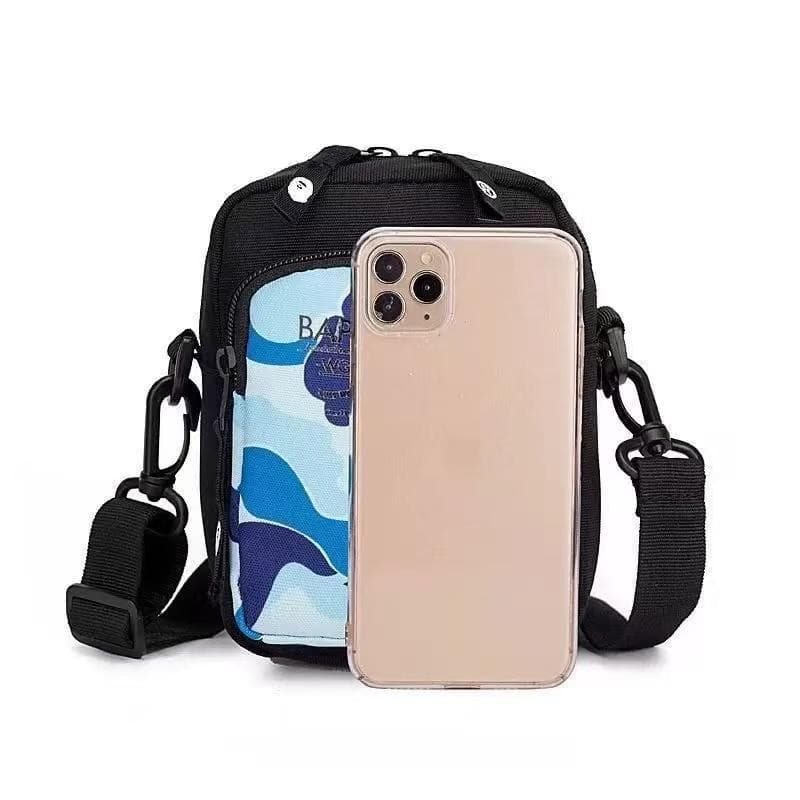 BAPE スマホショルダーバッグ ブルーカモA BATHING APE — image 2