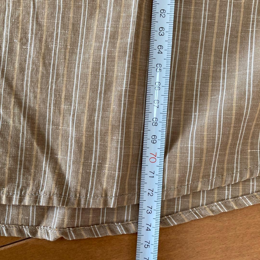French Linen Mix Lサイズ ストライプシャツ【未使用】 — image 5