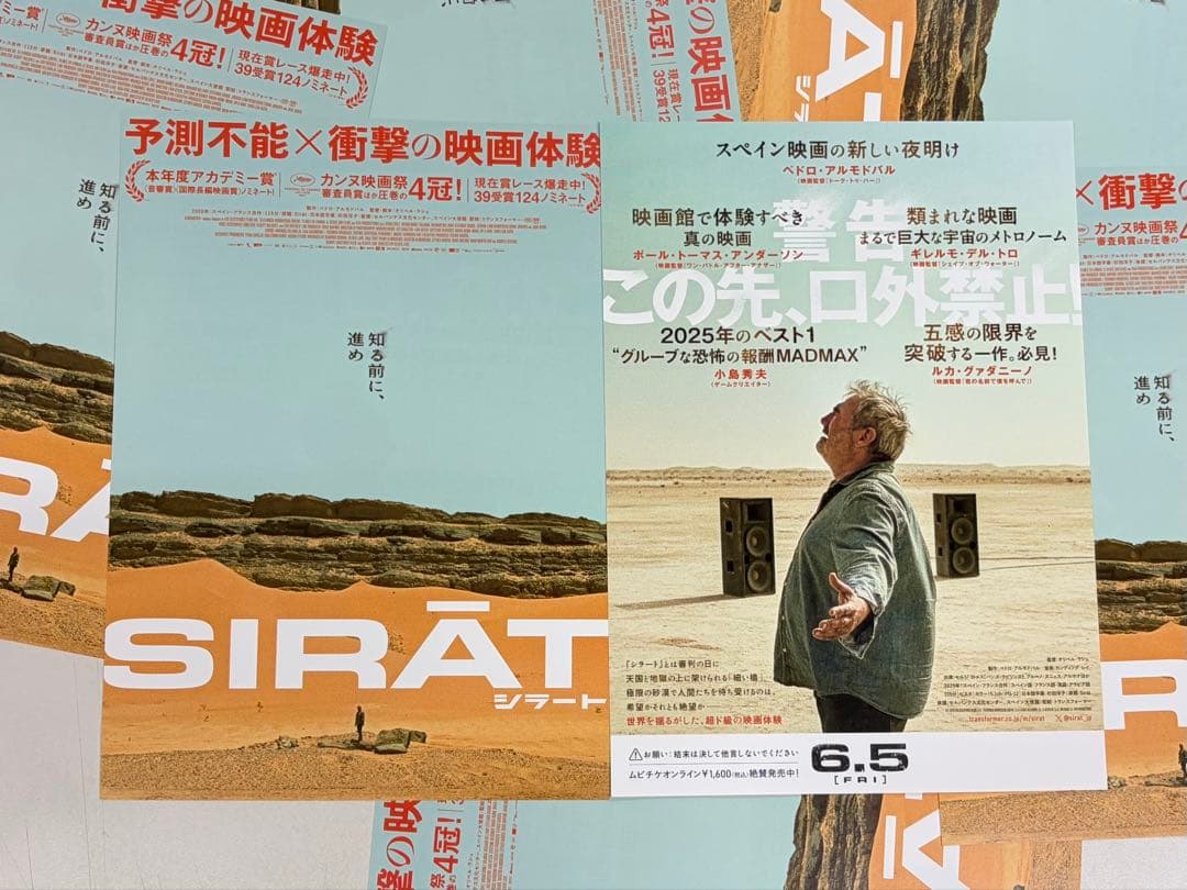 映画『シラート SIRAT』新品パンフレット1冊 ＋ 作品フライヤー7枚&他2枚 — image 2