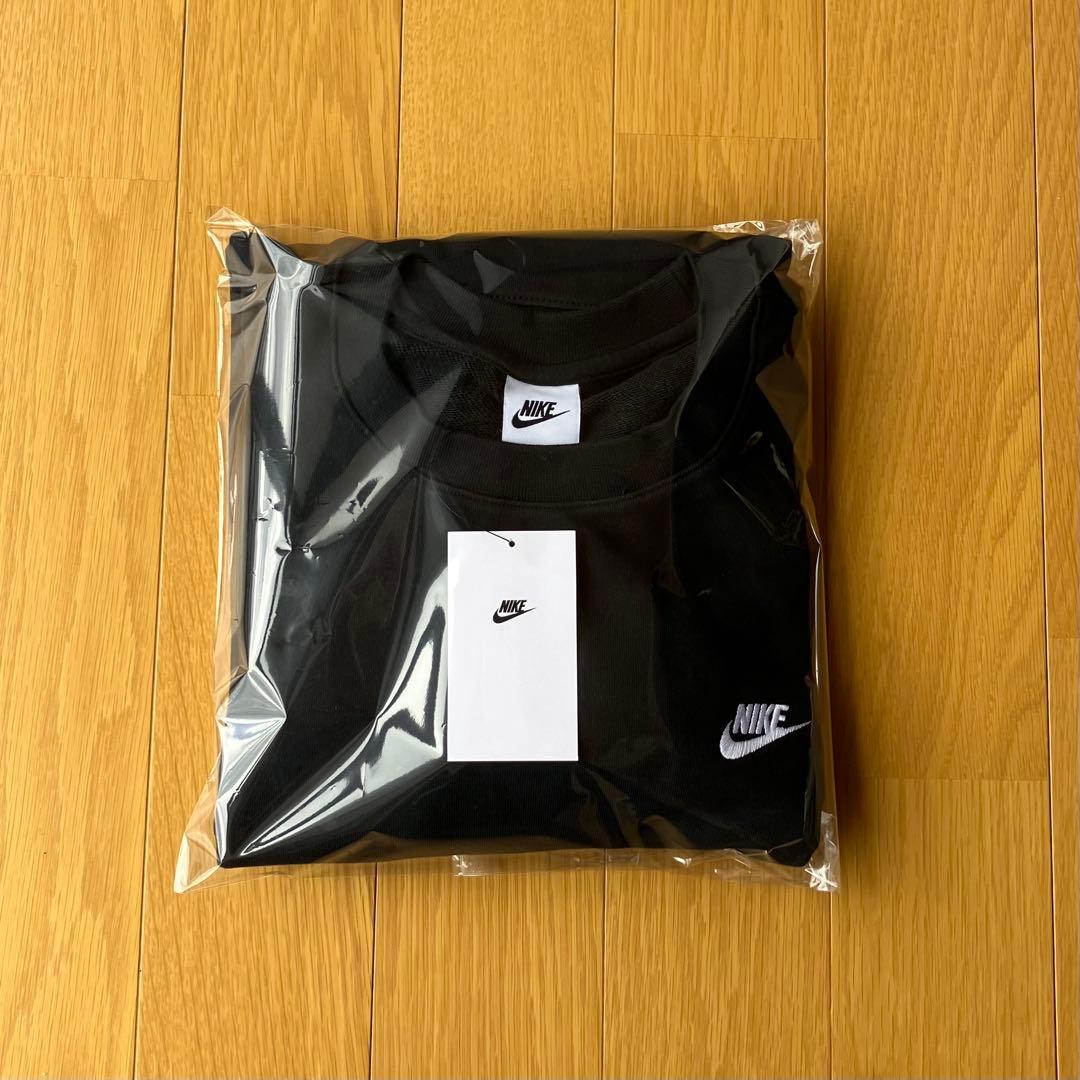 新品 ナイキ フレンチテリー クルー トレーナー ブラック Ｍサイズ 送料無料 — image 2