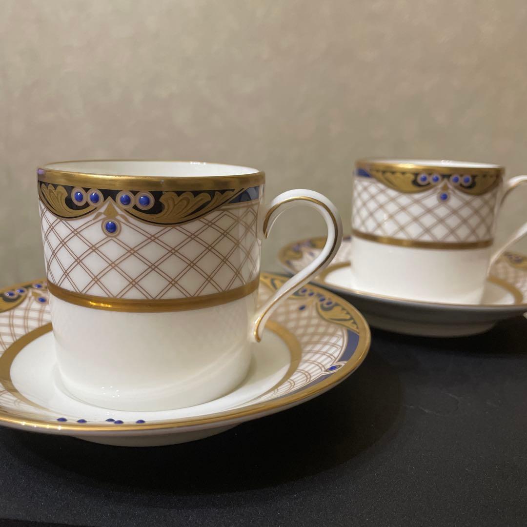 【超美品】ノリタケ ハイアニス ペアデミタスカップ&ソーサー — image 2