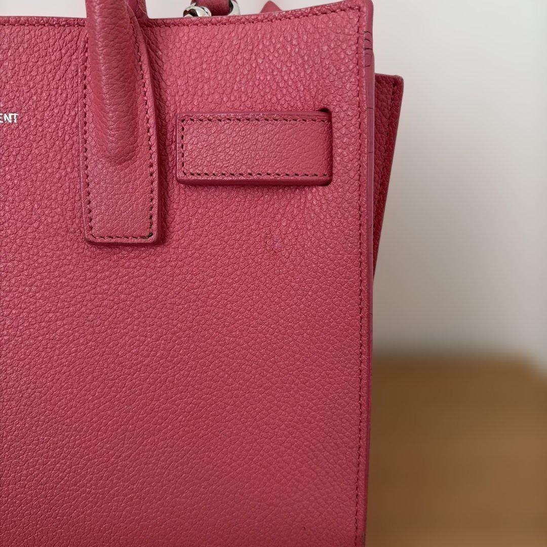 SAINT LAURENT サックドジュール ナノ ピンク — image 2
