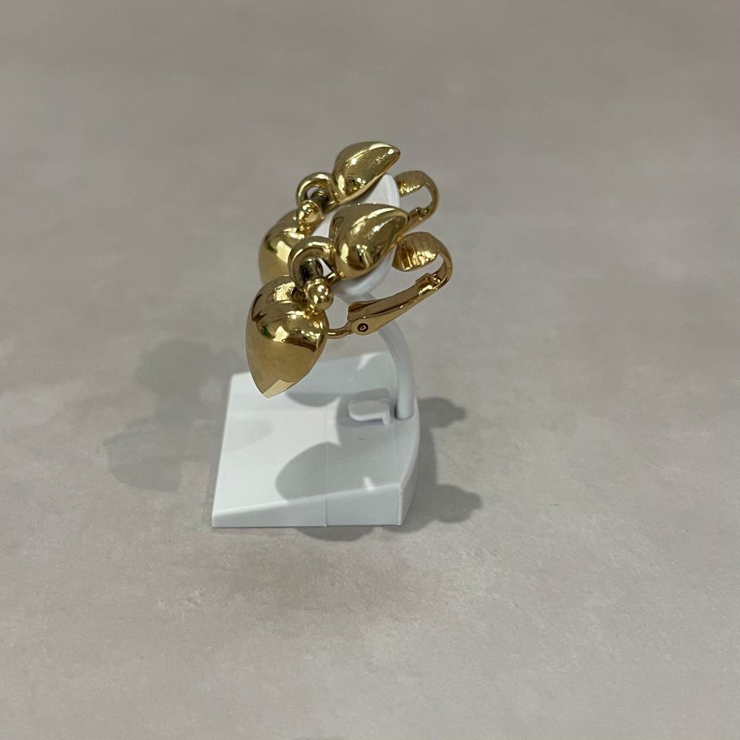 美品✨ジバンシー ジバンシィ GIVENCHY ハート イヤリング ゴールド — image 4