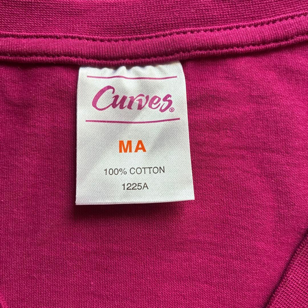 Curves 半袖Tシャツ ピンク MAサイズ — image 3