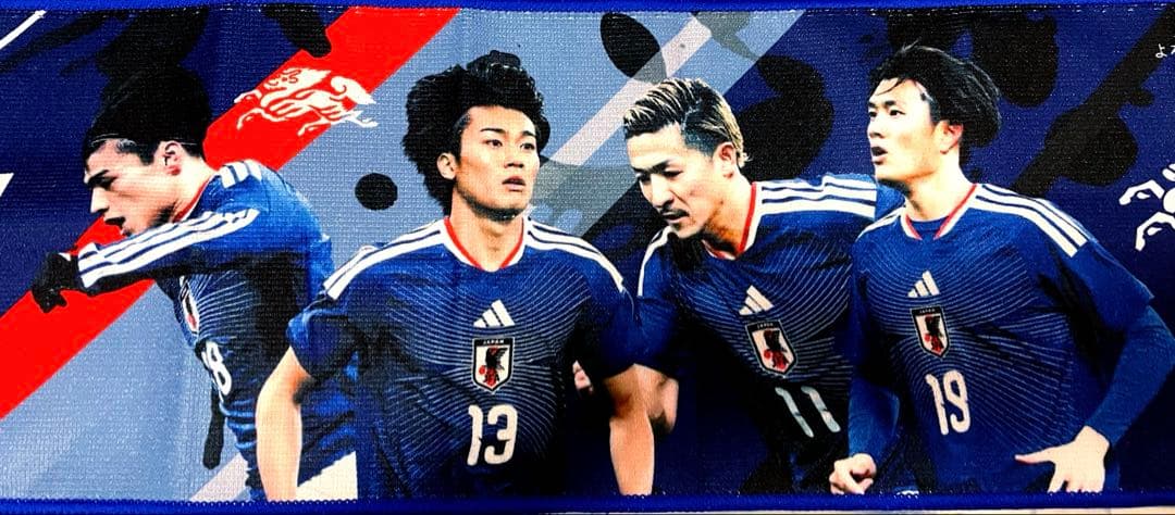 【新品】サッカー日本代表 堂安律❣️応援タオル2枚& 堂安律選手 スマホスタンド — image 4