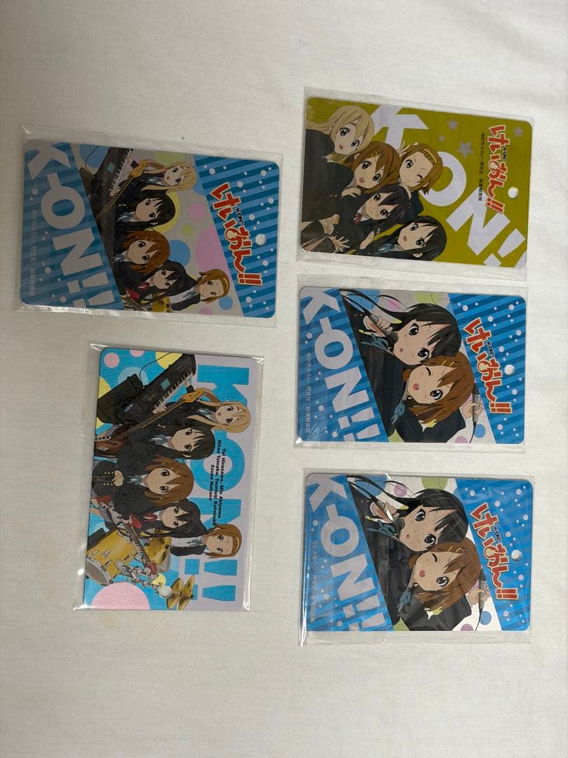 けいおん！ K-ON! メタリックカード 5枚セット — image 2