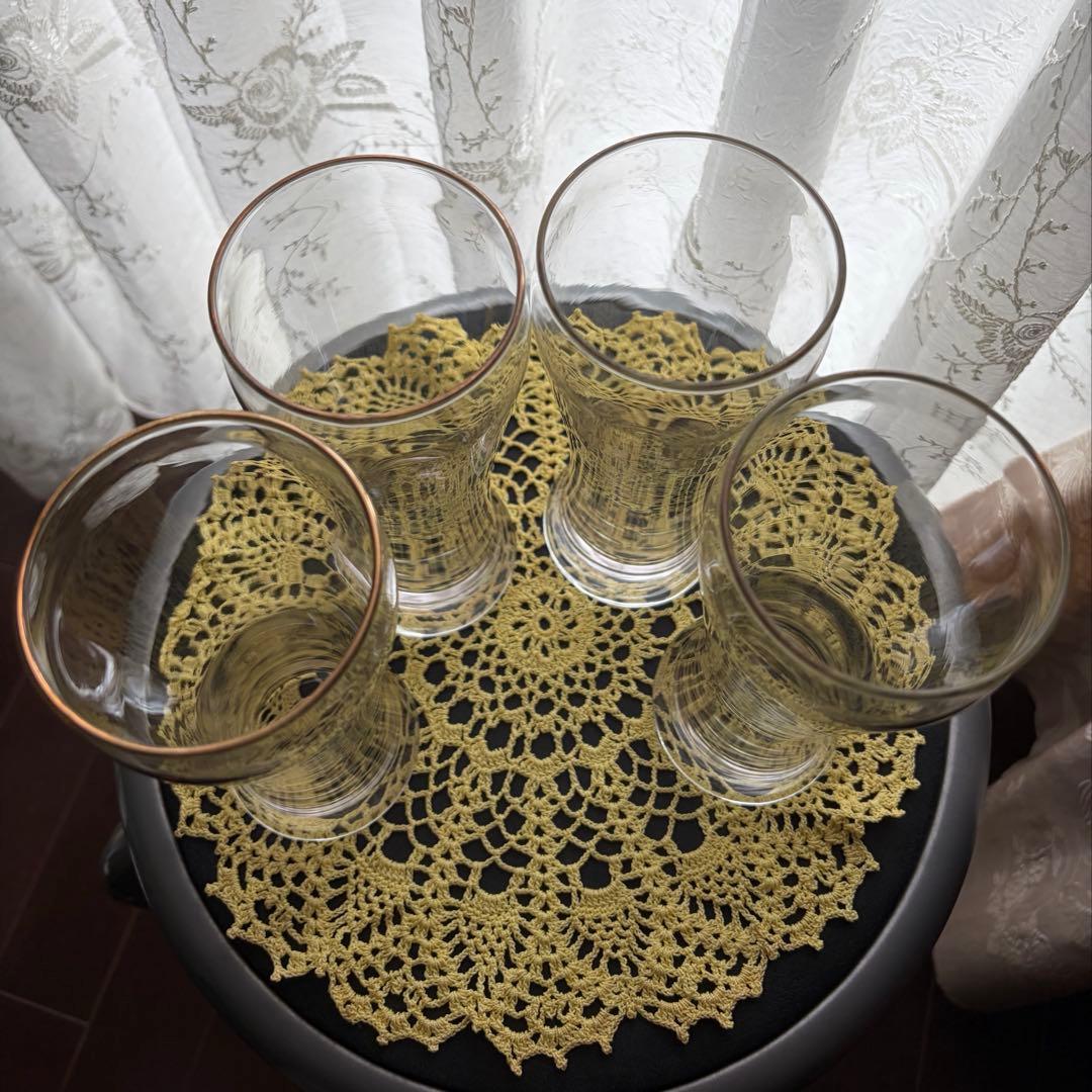 SUNTORY 深煎り麦酒 こだわりビールグラス 4個セット　非売品 — image 4