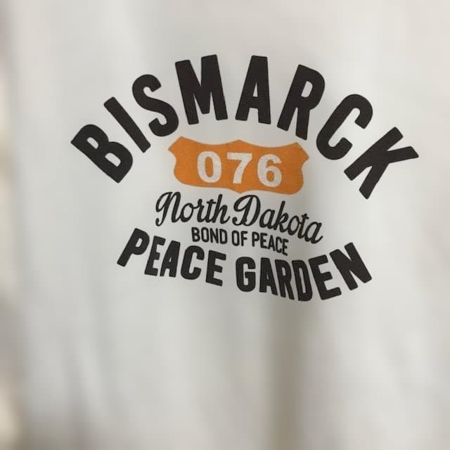ロゴプリント スウェット 長袖 ホワイト L トレーナー BISMARCK — image 5