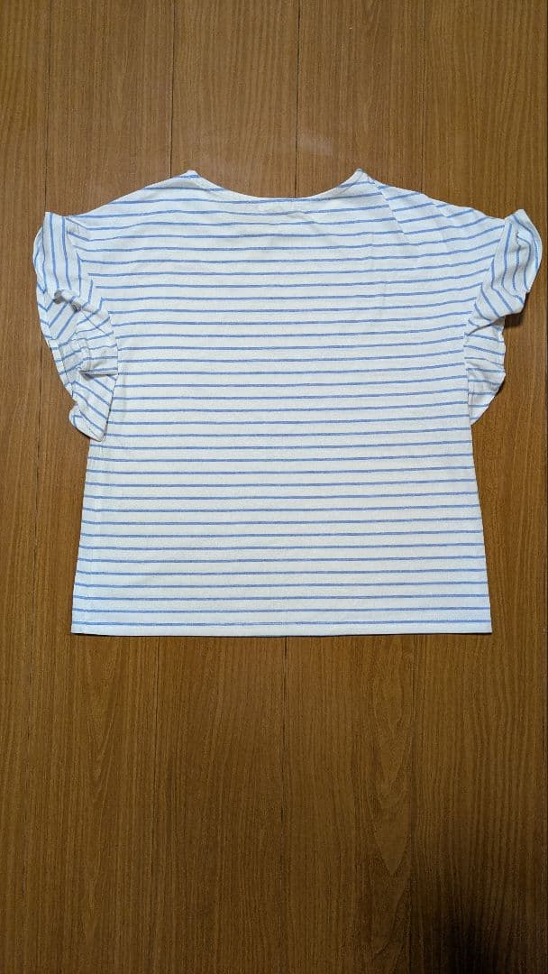 白青ストライプ Tシャツ — image 2