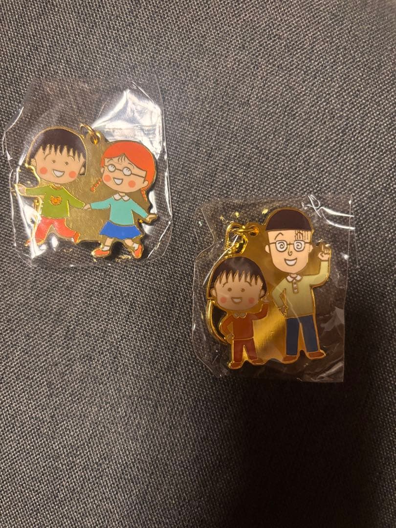 ちびまるこちゃん メタルキーホルダーとストラップ — image 2