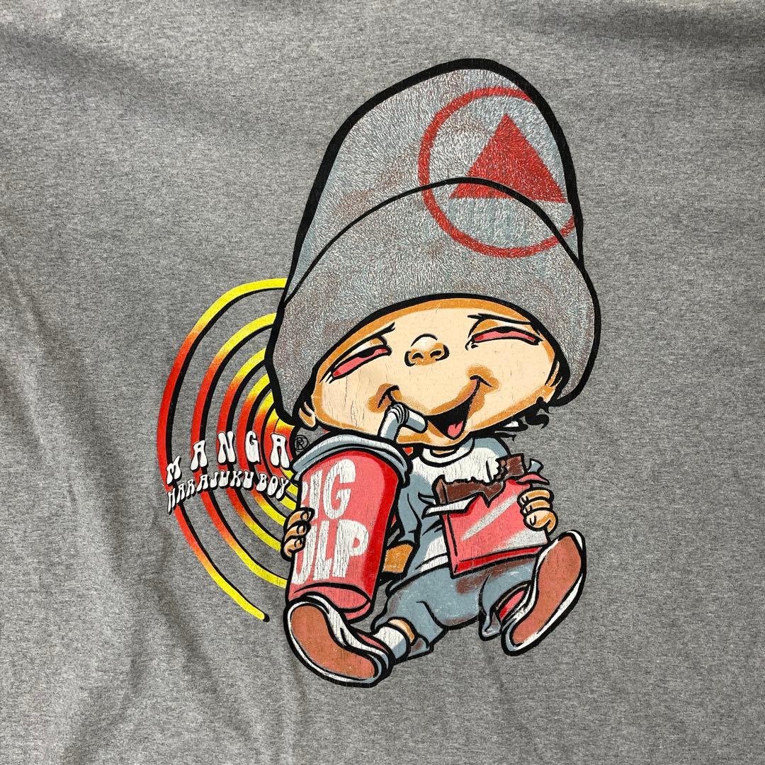 【MANGA】 イラストプリントTシャツ L — image 4