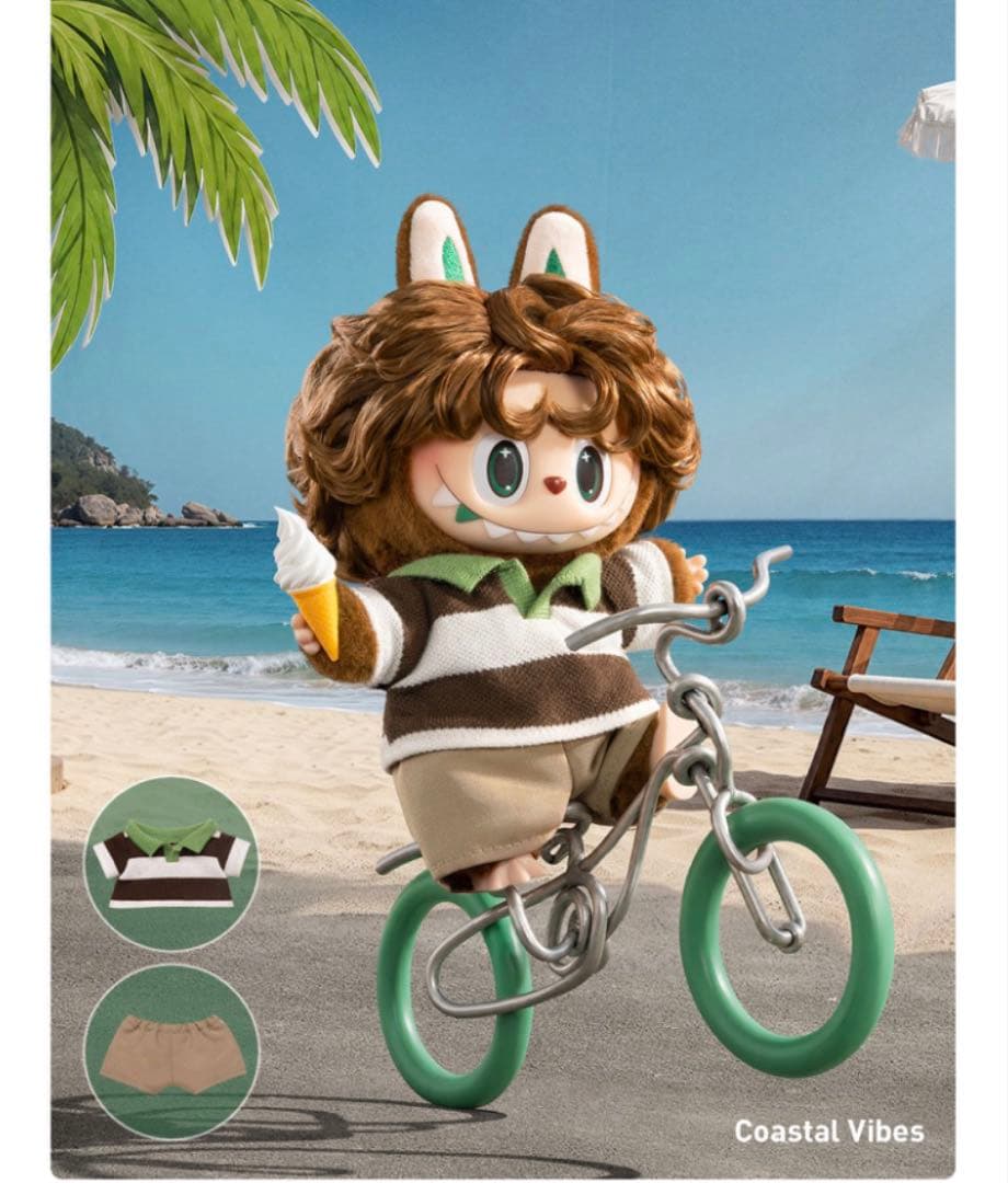 THE MONSTERS ぬいぐるみ キーホルダー Coastal Vibes — image 3