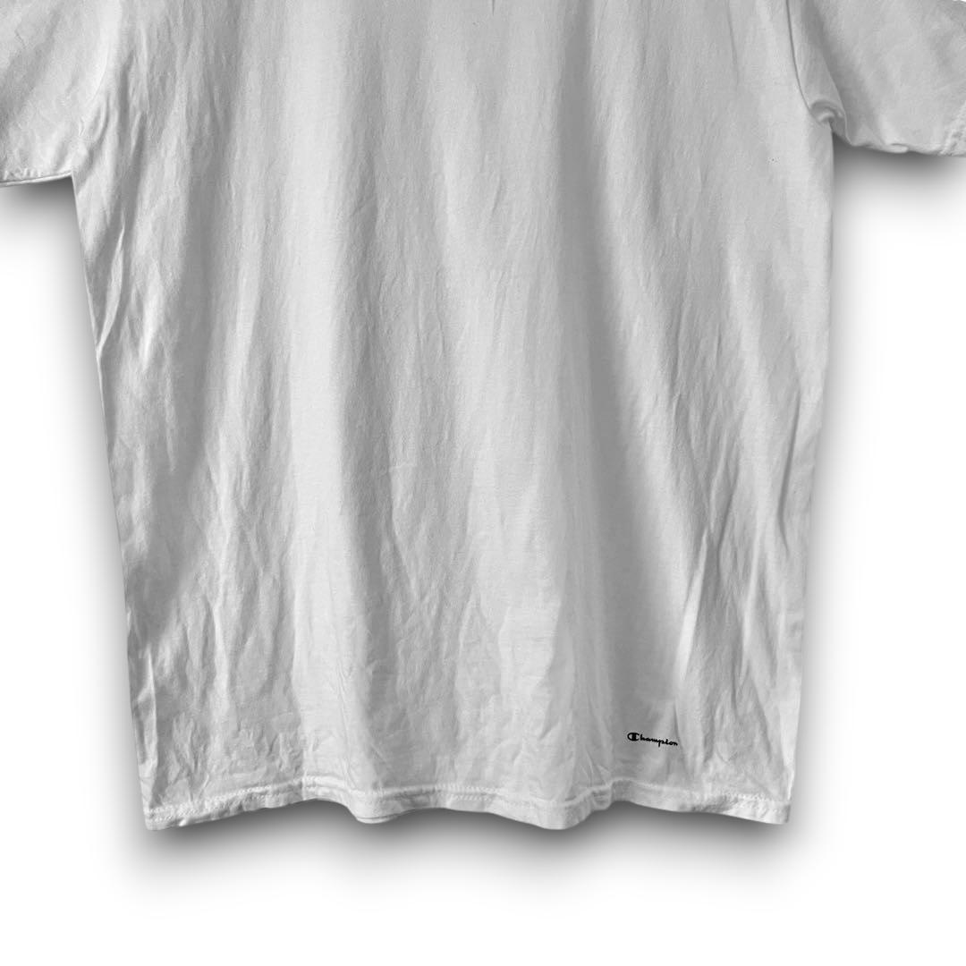 チャンピオン Champion シンプル ホワイト Tシャツ L【古着】 — image 4