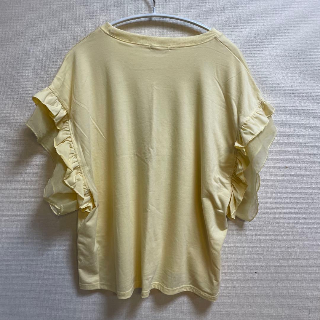 HYR イエロー　フリル　シャツ — image 3