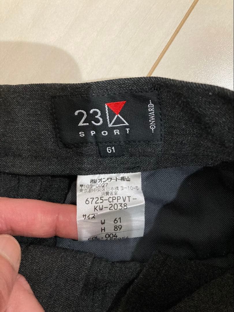 23区 SPORTS ショートパンツ ブラック W61 — image 4