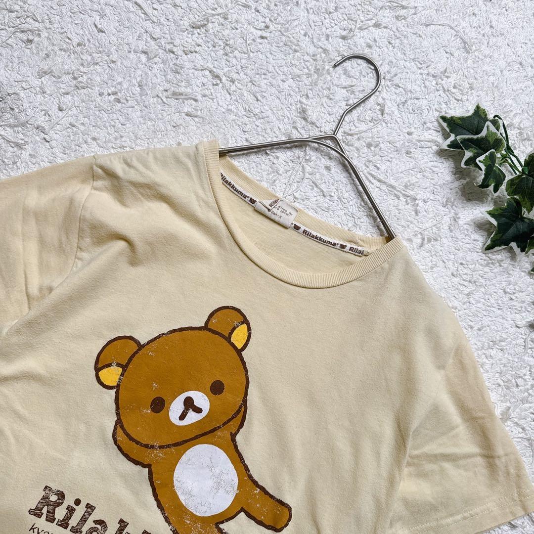 【人気】リラックマ Tシャツ 半袖 黄色 — image 5