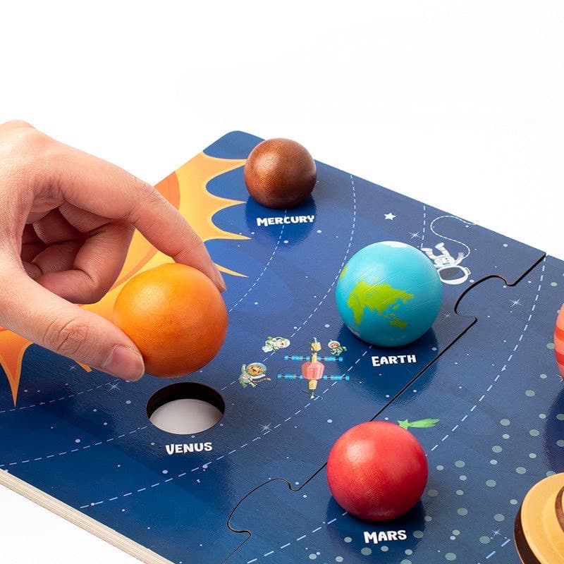 惑星パズル 太陽系 宇宙 知育玩具 モンテッソーリ 幼児 惑星模型 — image 5