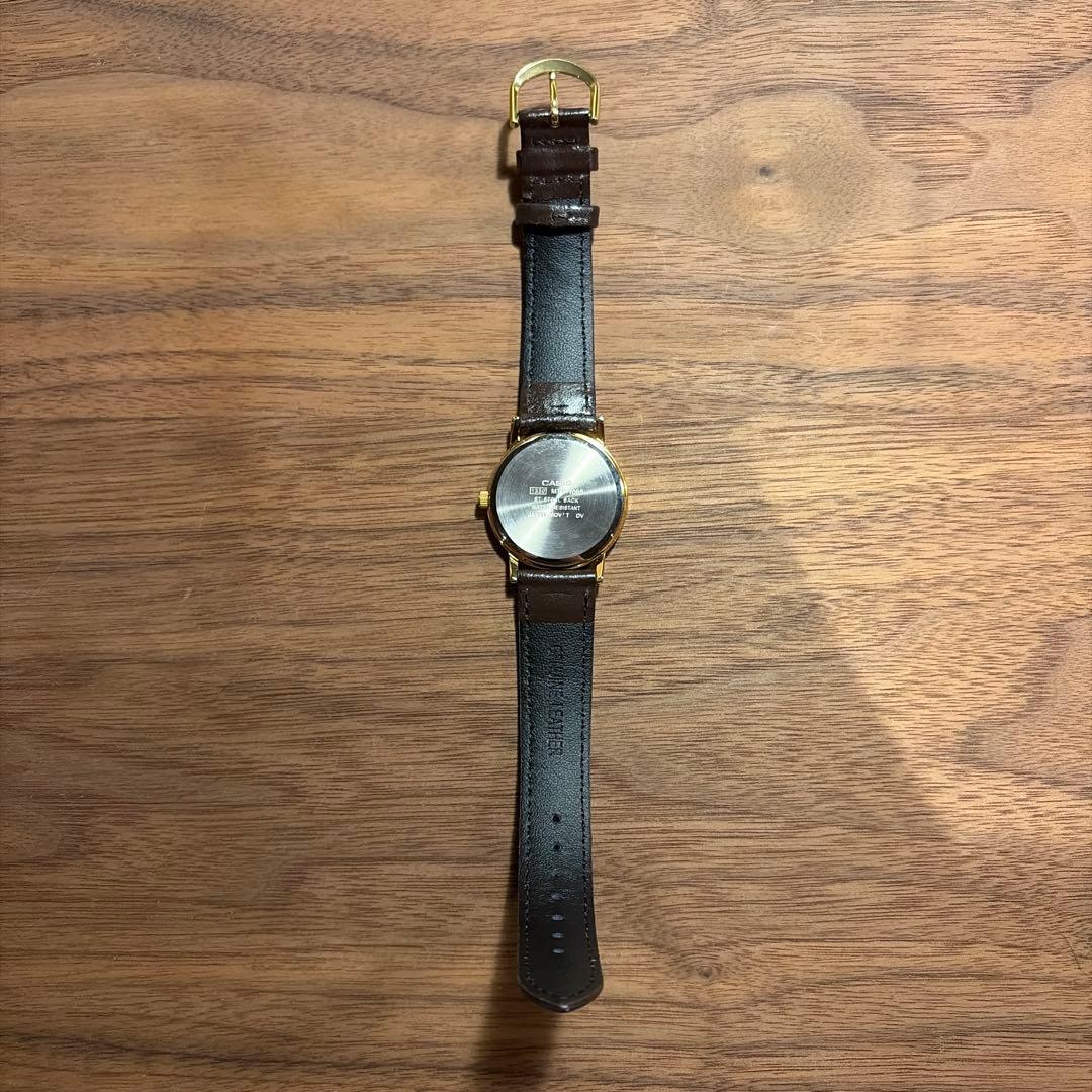 未使用　CASIO カシオ MTP-1095 ゴールド ブラウン — image 5