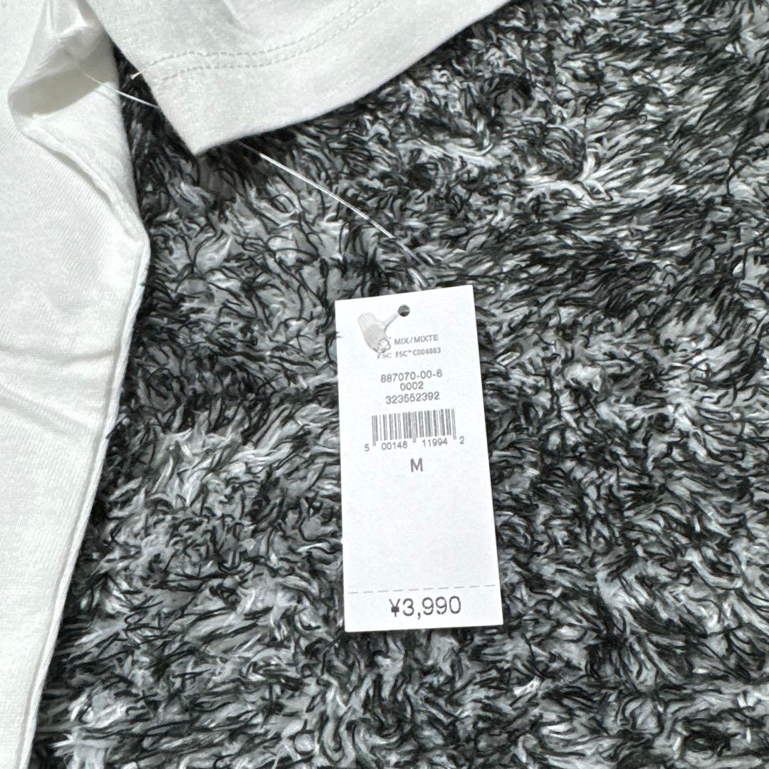 【新品タグ付き】GAP ギャップ デカロゴ ホワイト M ユニセックス 半袖 — image 4
