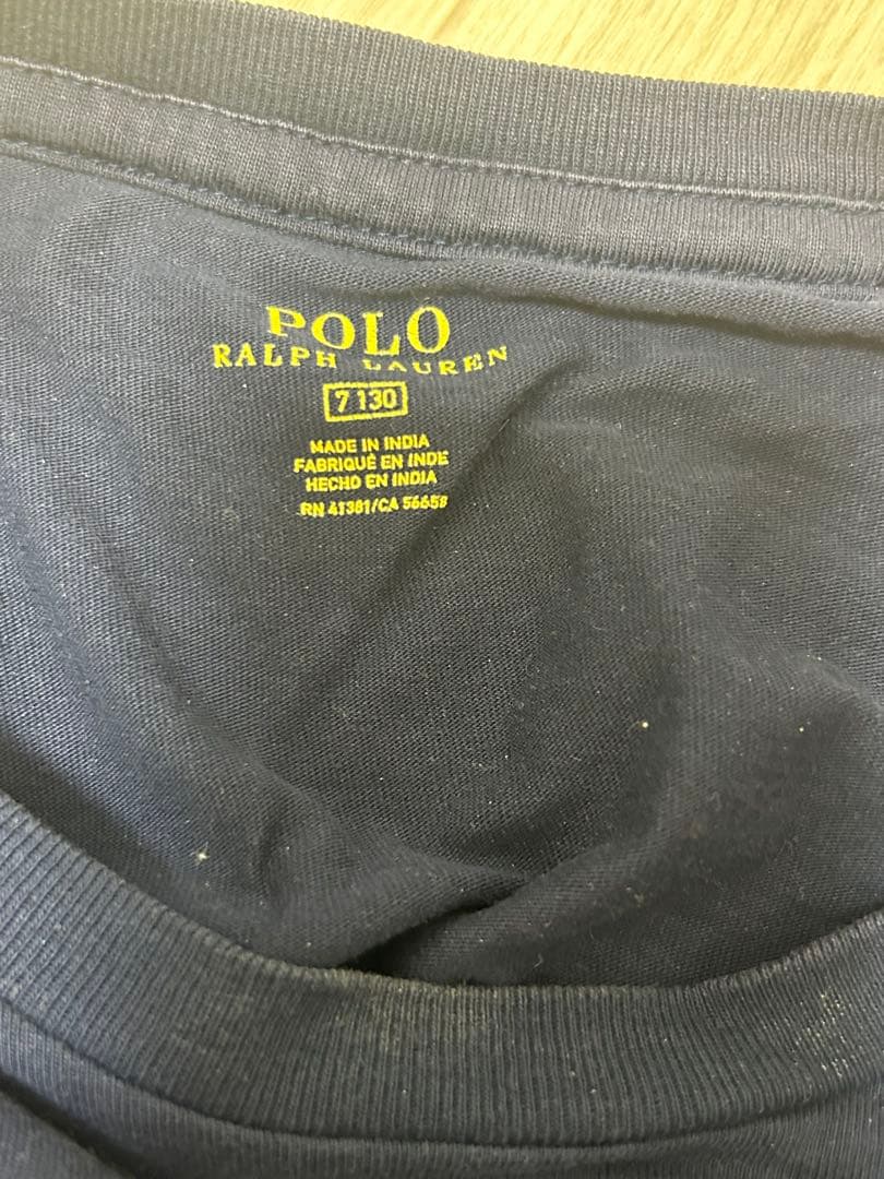 Polo Ralph Lauren 長袖カットソー ネイビー 3番　ピチT — image 4