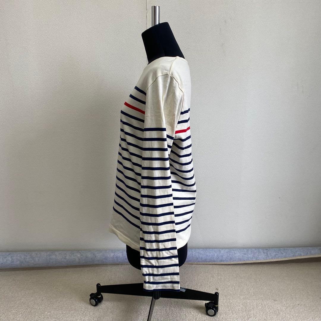 レディース ロングTシャツ ボーダー柄 ホワイト系 M — image 2