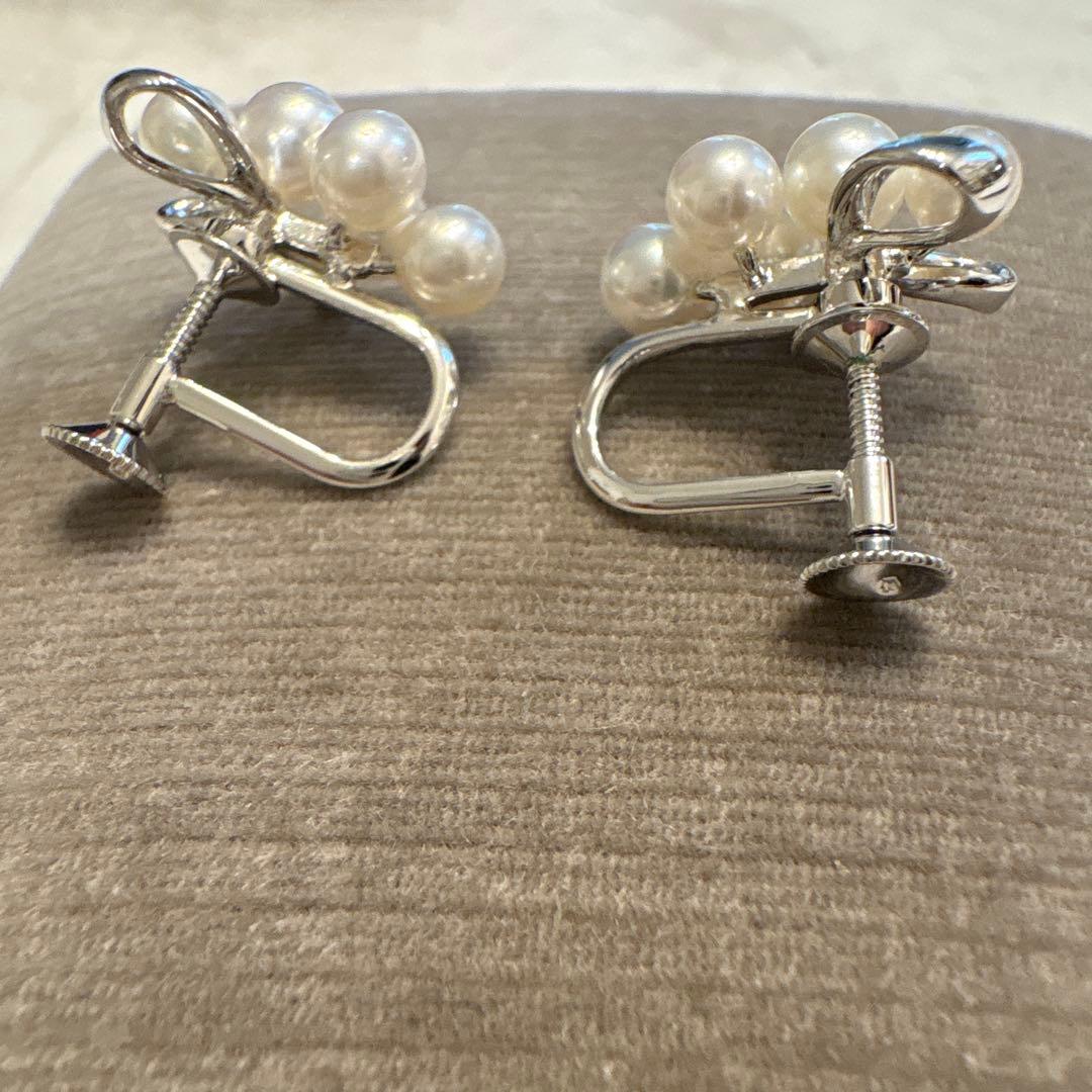 1回のみ使用品　MIKIMOTO ミキモト　パール イヤリング　ベビーパール — image 4