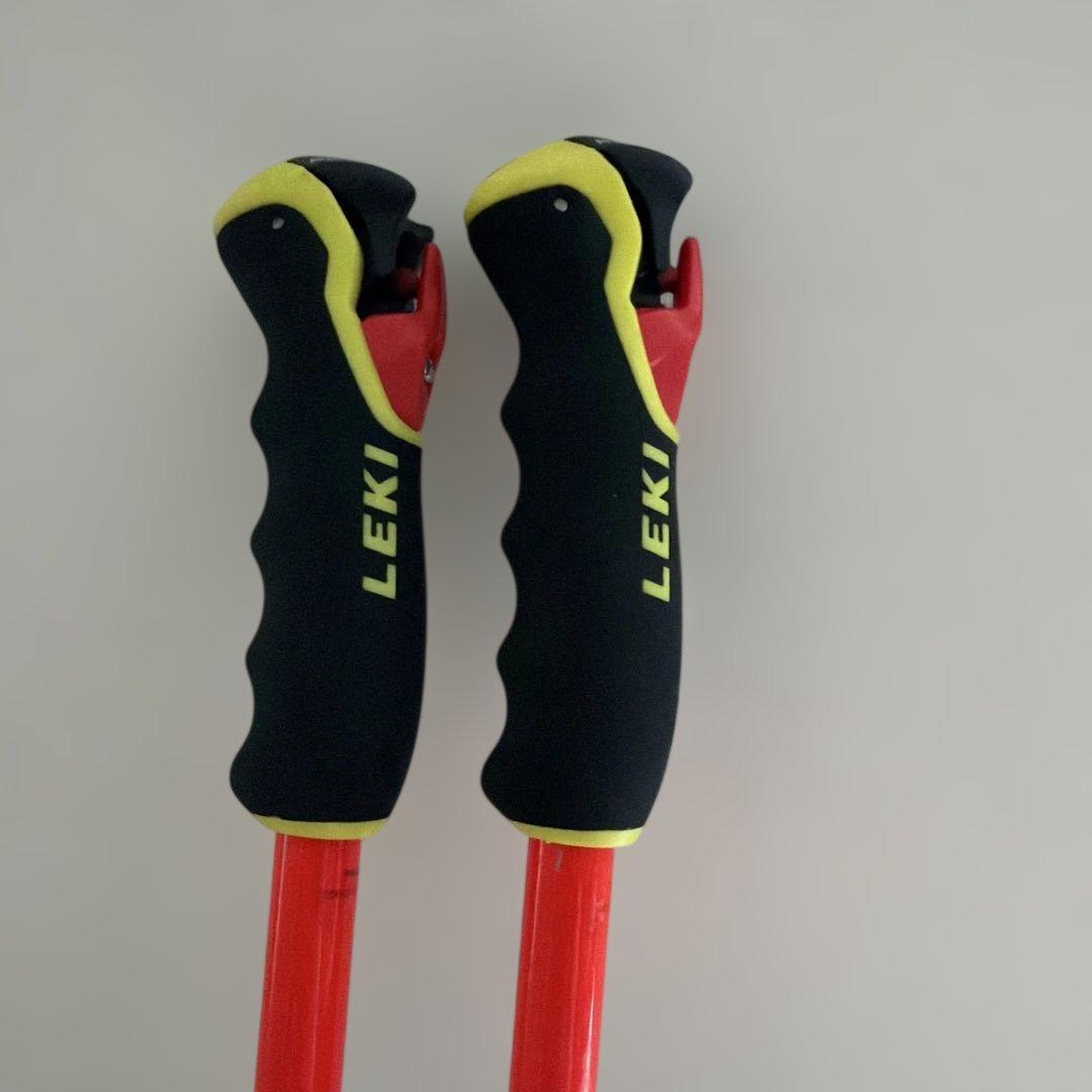 LEKI スキーポール 100cm レッド — image 5