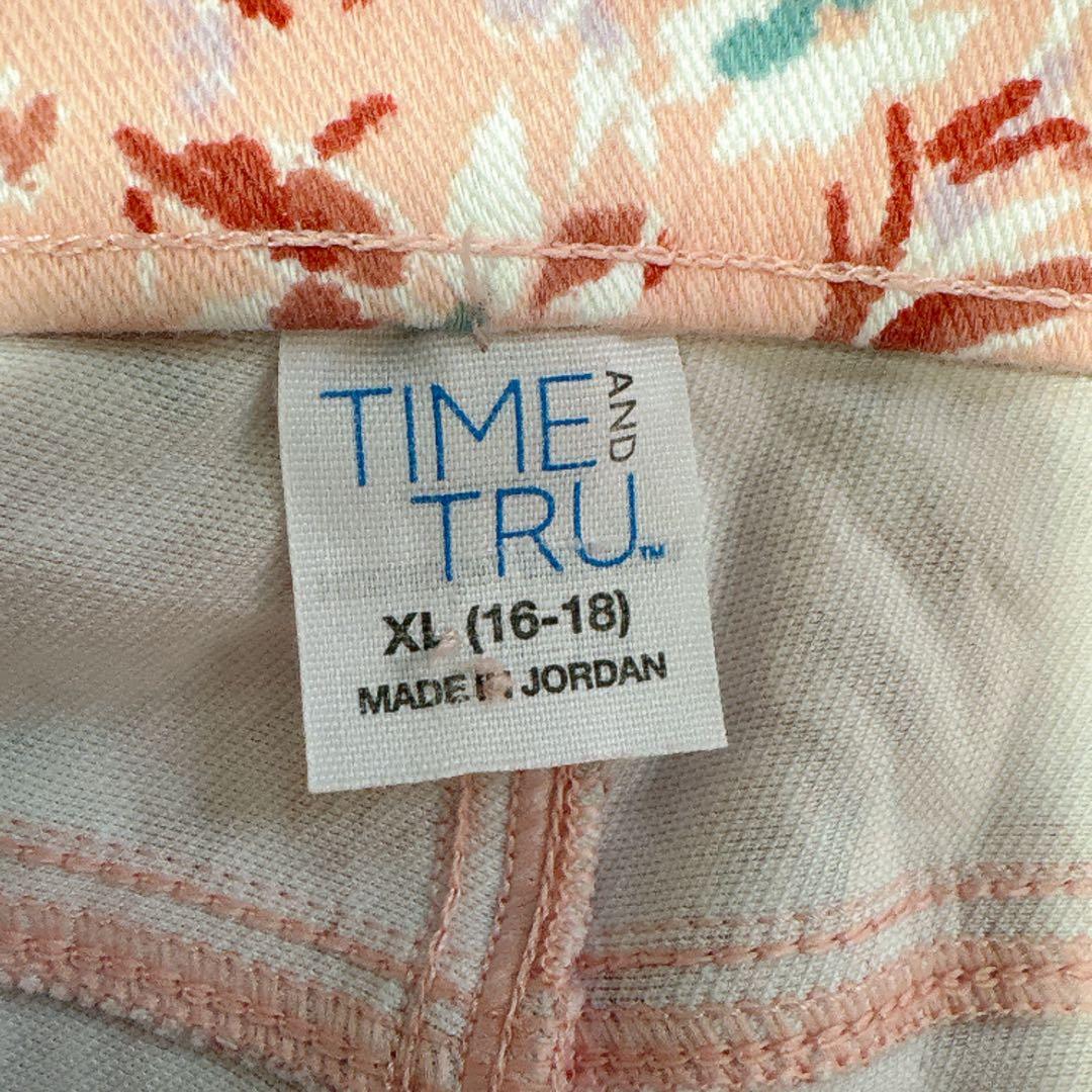 TIME AND TRU 花柄 スキニー ジェギンス カジュアルパンツ 3XL — image 2