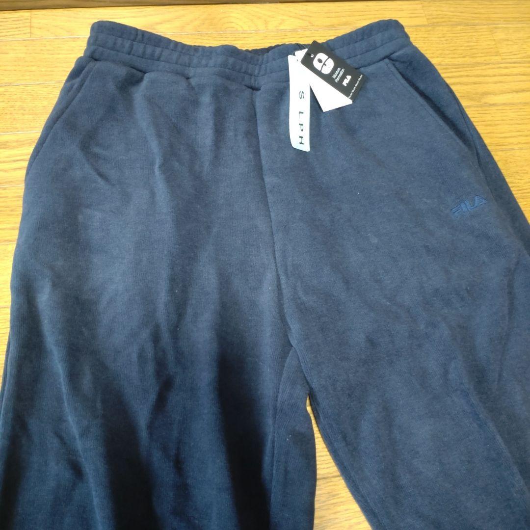 FILA 袖リブ仕様 スウェットパンツ 濃紺 — image 3